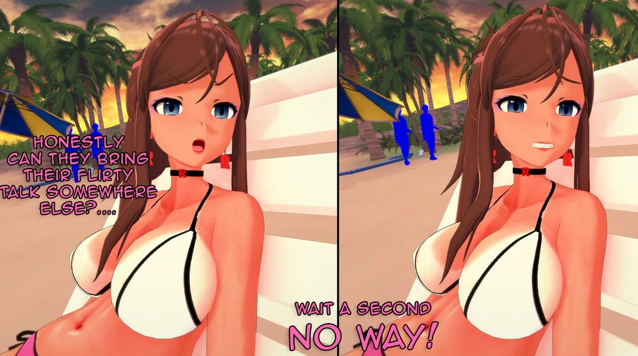 Corrupted Rockkets 4 - Touko on Private Beach! image number 14