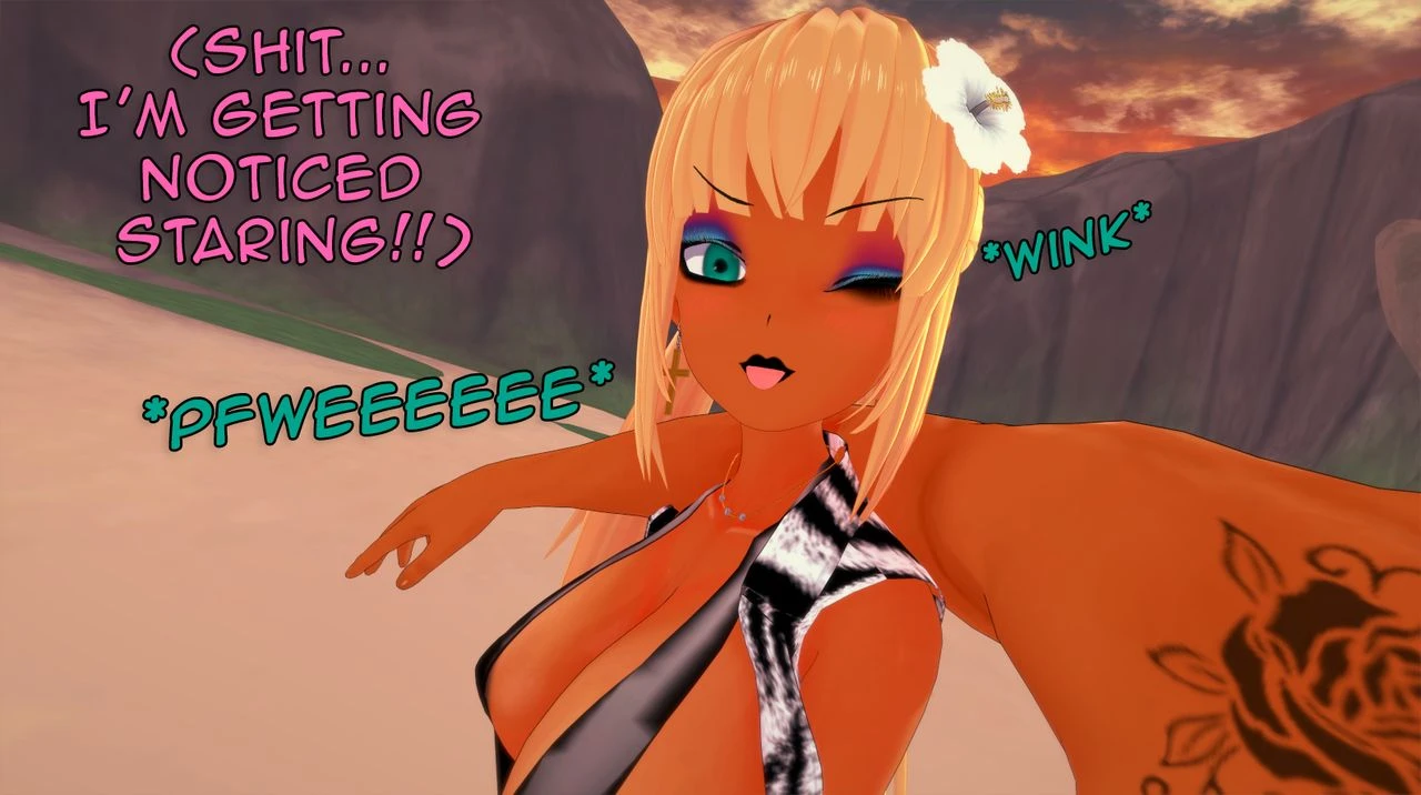 Corrupted Rockkets 4 - Touko on Private Beach! image number 16