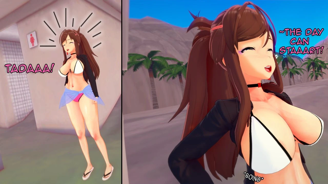 Corrupted Rockkets 4 - Touko on Private Beach! image number 7