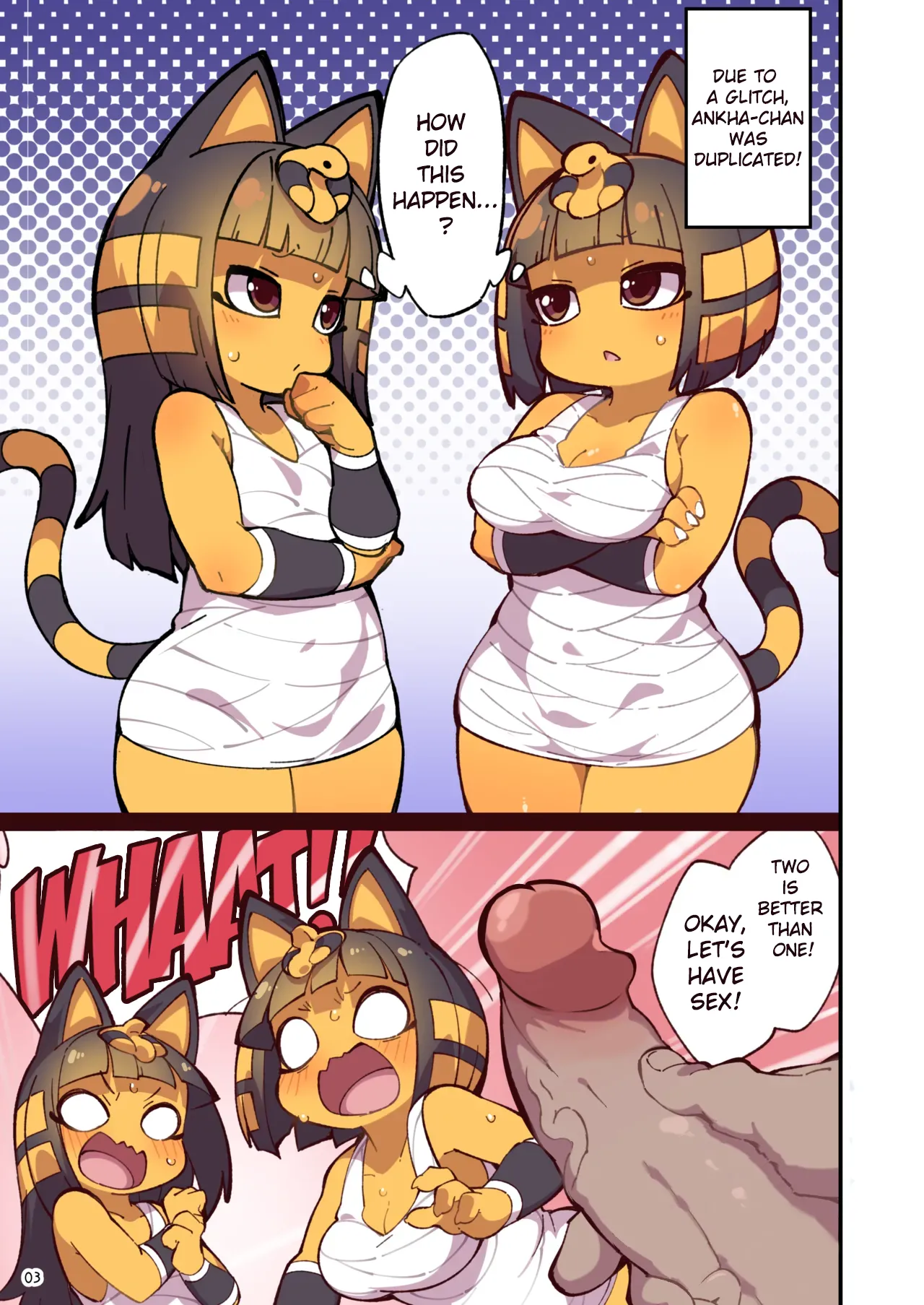 A book about having sex with Ankha-chan in various outfits image number 2