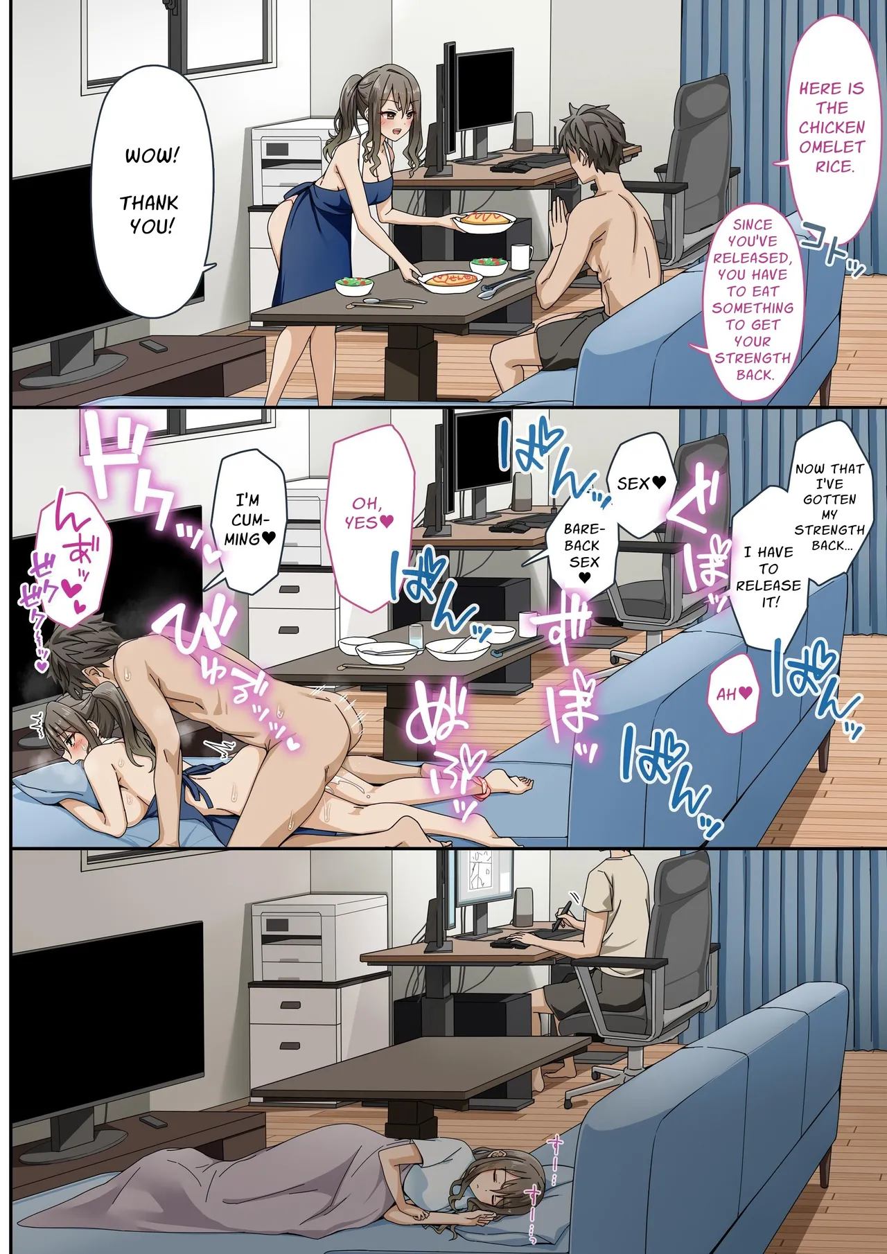 Meet The Draft Deadline While Your Beautiful Busybody Erotic Manga Editor Lends A Helping Hand  Sawayaki Bijin no Eromanga Henshuu-san ni Nukimakutte Morai nagara Genkou Ganbaru Hanashi image number 20