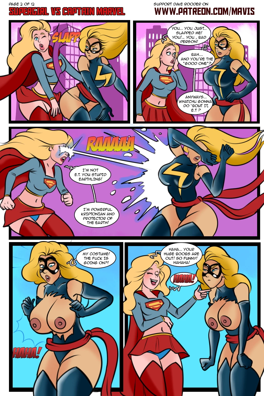 Battle of Supes: Supergirl vs Captain Marvel image number 3