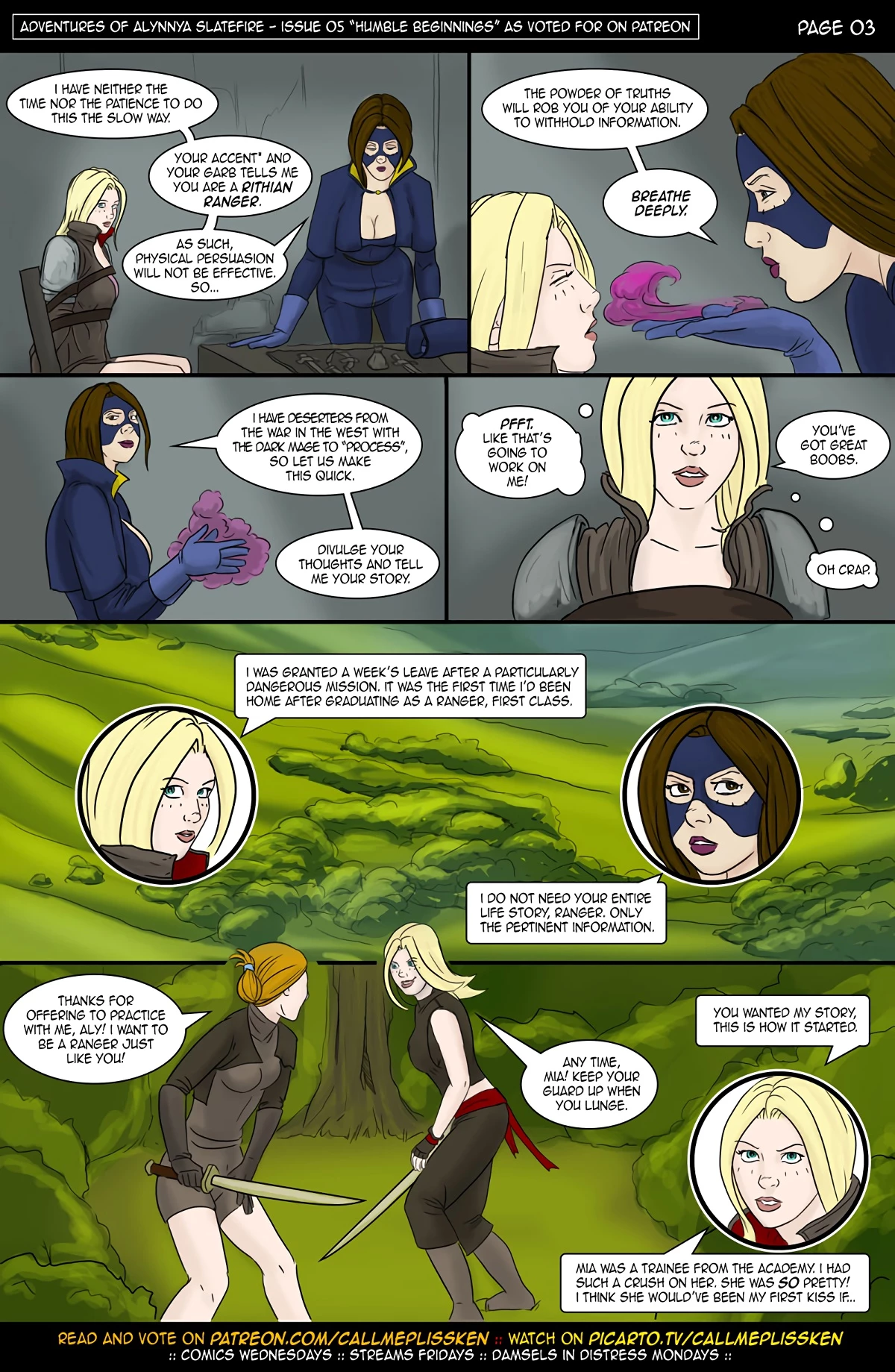 Adventures of Alynnya Slatefire Issue 5 - Humble Beginnings image number 3