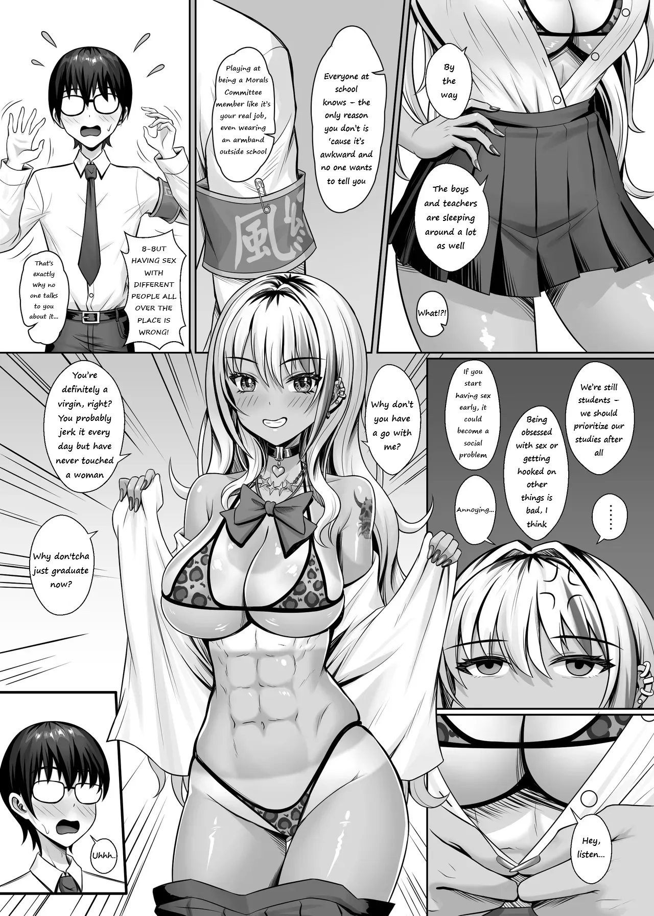 Fucking With the Classs Dark-Skinned Gyaru  Class no Kuro Gal to Pakopako image number 10