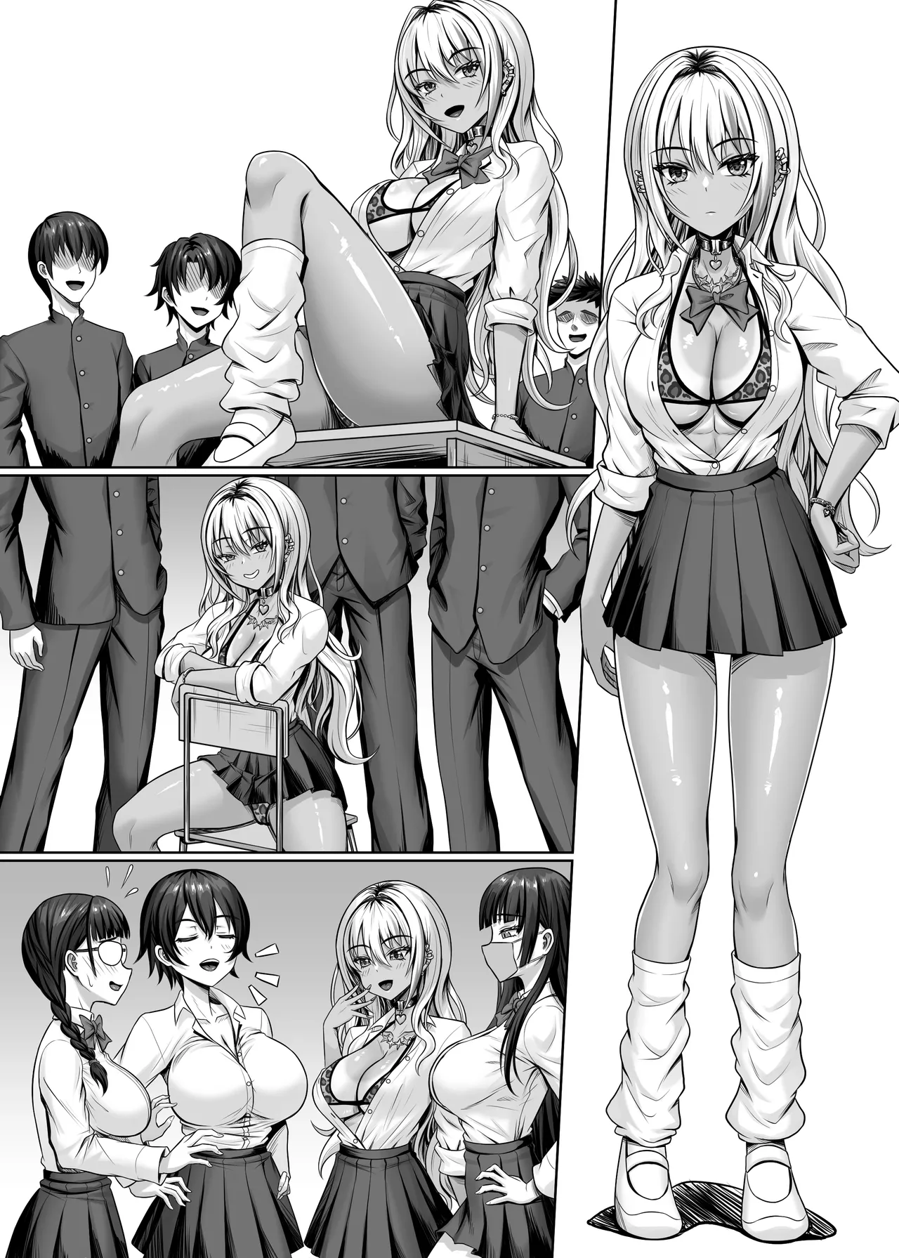 Fucking With the Classs Dark-Skinned Gyaru  Class no Kuro Gal to Pakopako image number 46