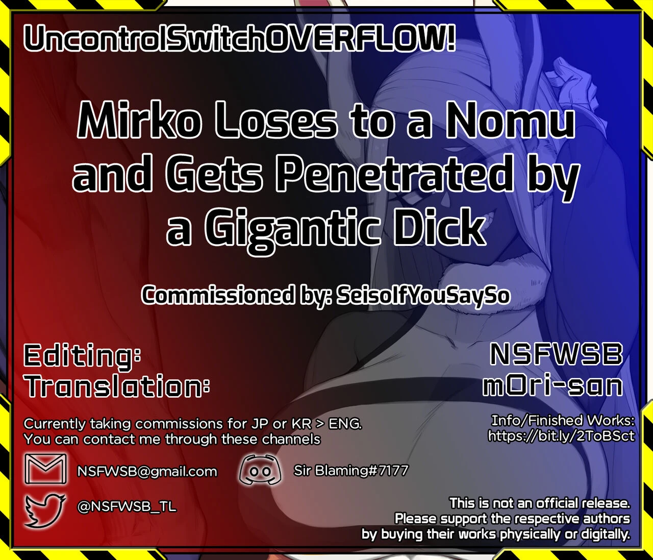 Mirko Loses to a Nomu and Gets Penetrated by a Gigantic Dick image number 5
