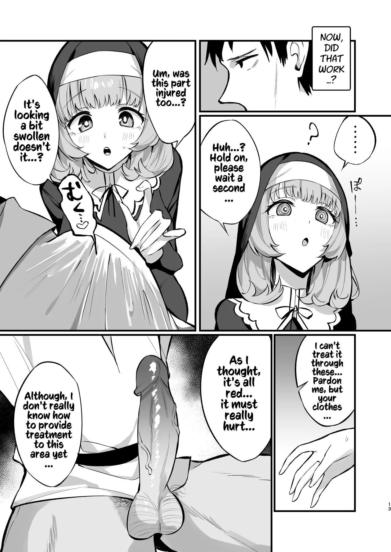 A Sisters Absolute Defeat Until an Innocent Nun Enters Heat and Indulges in Passionate Mating Sex   Sister Kanzen Haiboku. ~Muchi na Sister ga honnou de Hatsujo Koubi Surumade~ image number 11