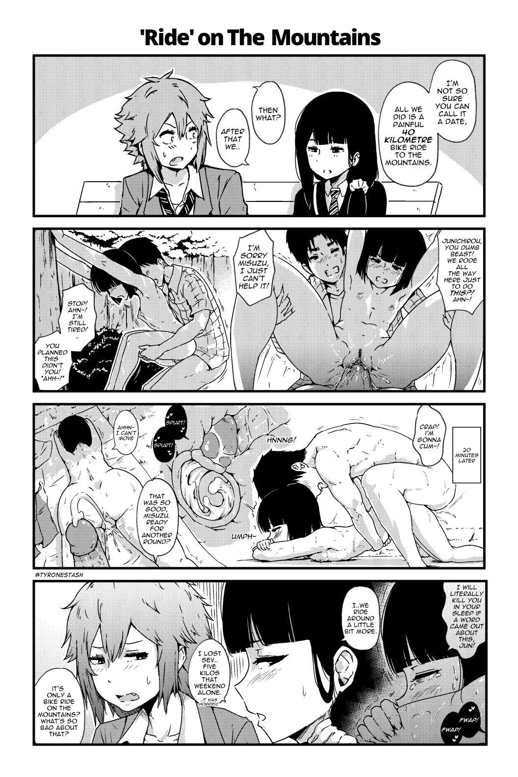 ViperXTR, Tyrone - Tomo-chan comics (Tomo-Chan Wa Onnanoko!) English image number 8