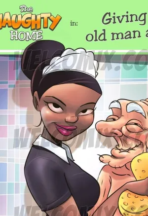 Naughty Fam 7 - Giving The Old Man A Bath