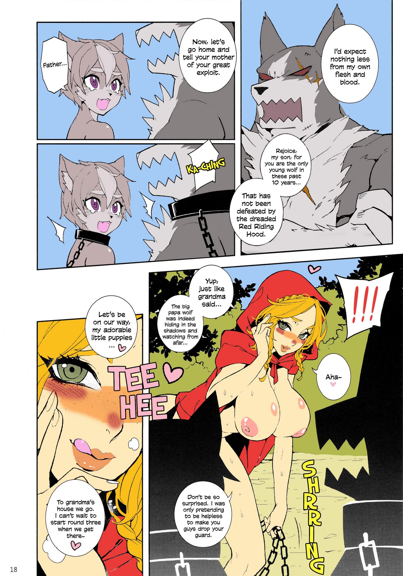 Childhood Destruction - Big Red Riding Hood and The Little Wolf image number 18