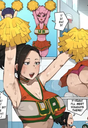 Secret Cheerleading Practice