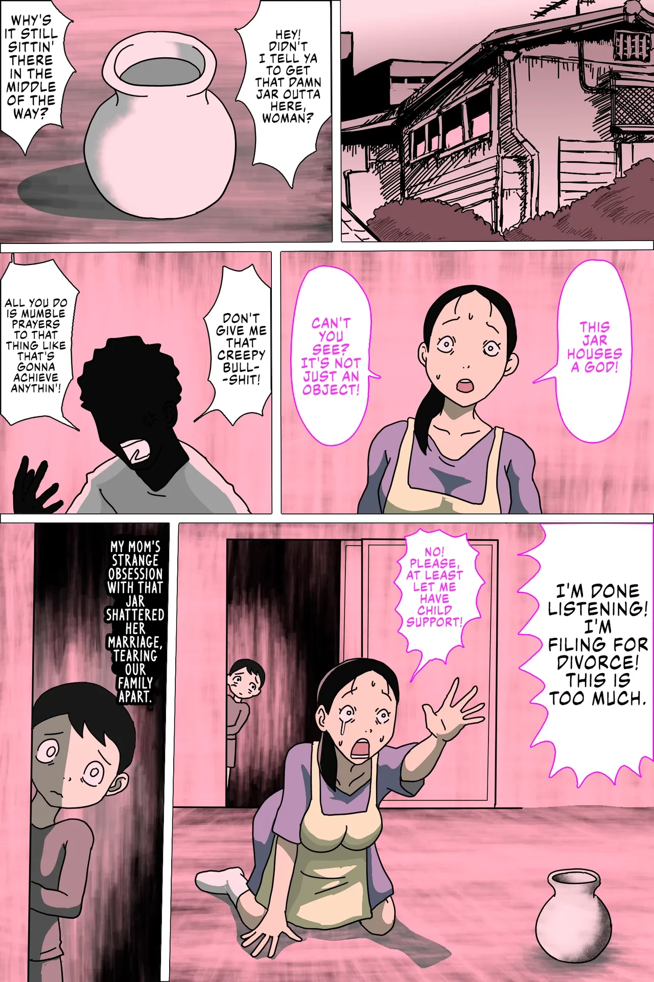 Tsubo mama. Sukebe guru i  My Mother, Ensnared by the Jar of Lust image number 2
