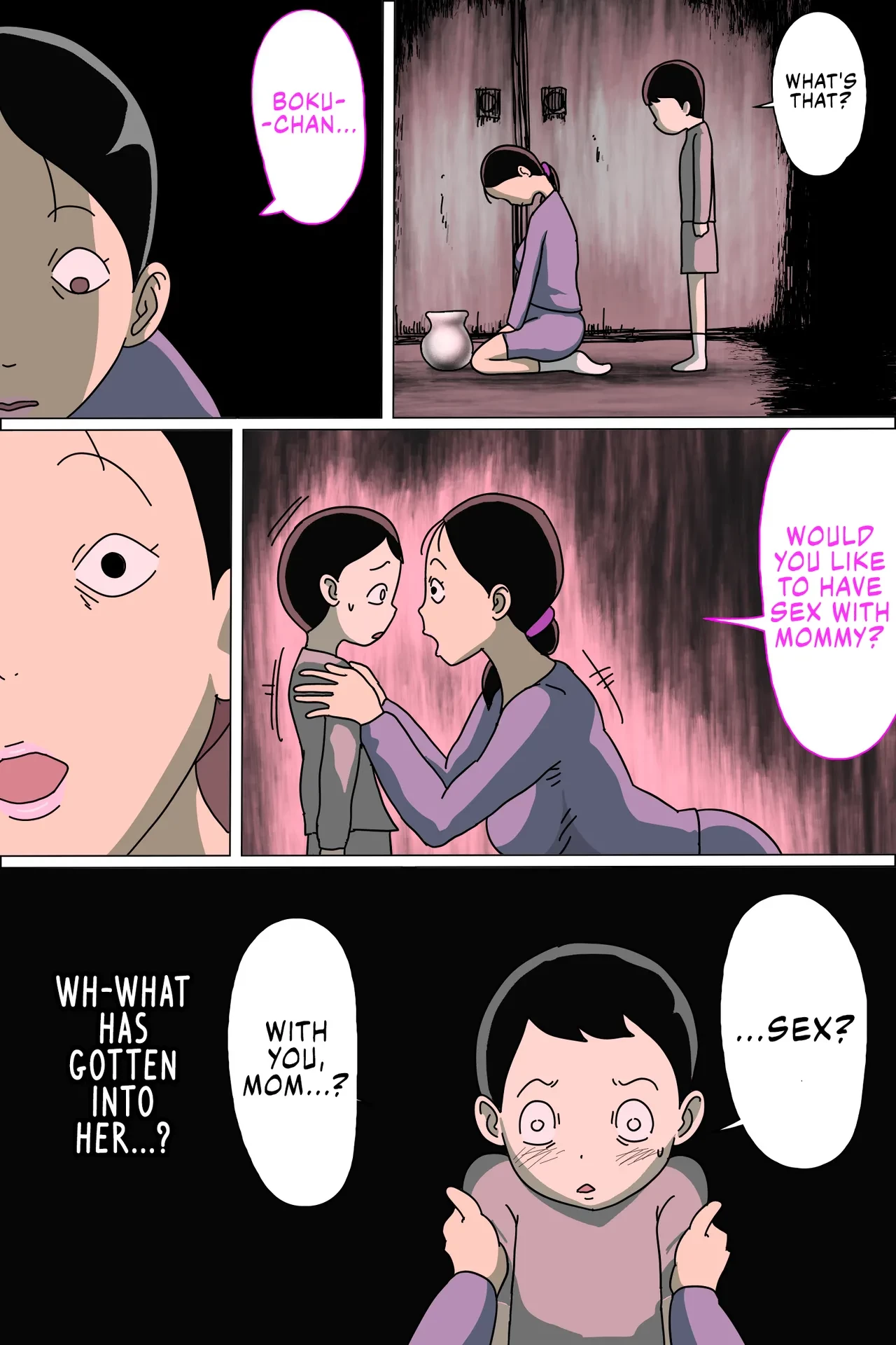 Tsubo mama. Sukebe guru i  My Mother, Ensnared by the Jar of Lust image number 5