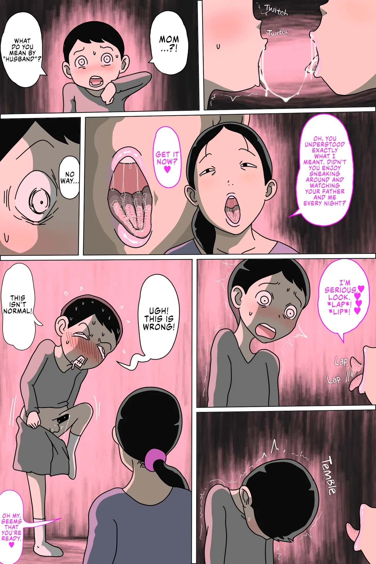 Tsubo mama. Sukebe guru i  My Mother, Ensnared by the Jar of Lust image number 8