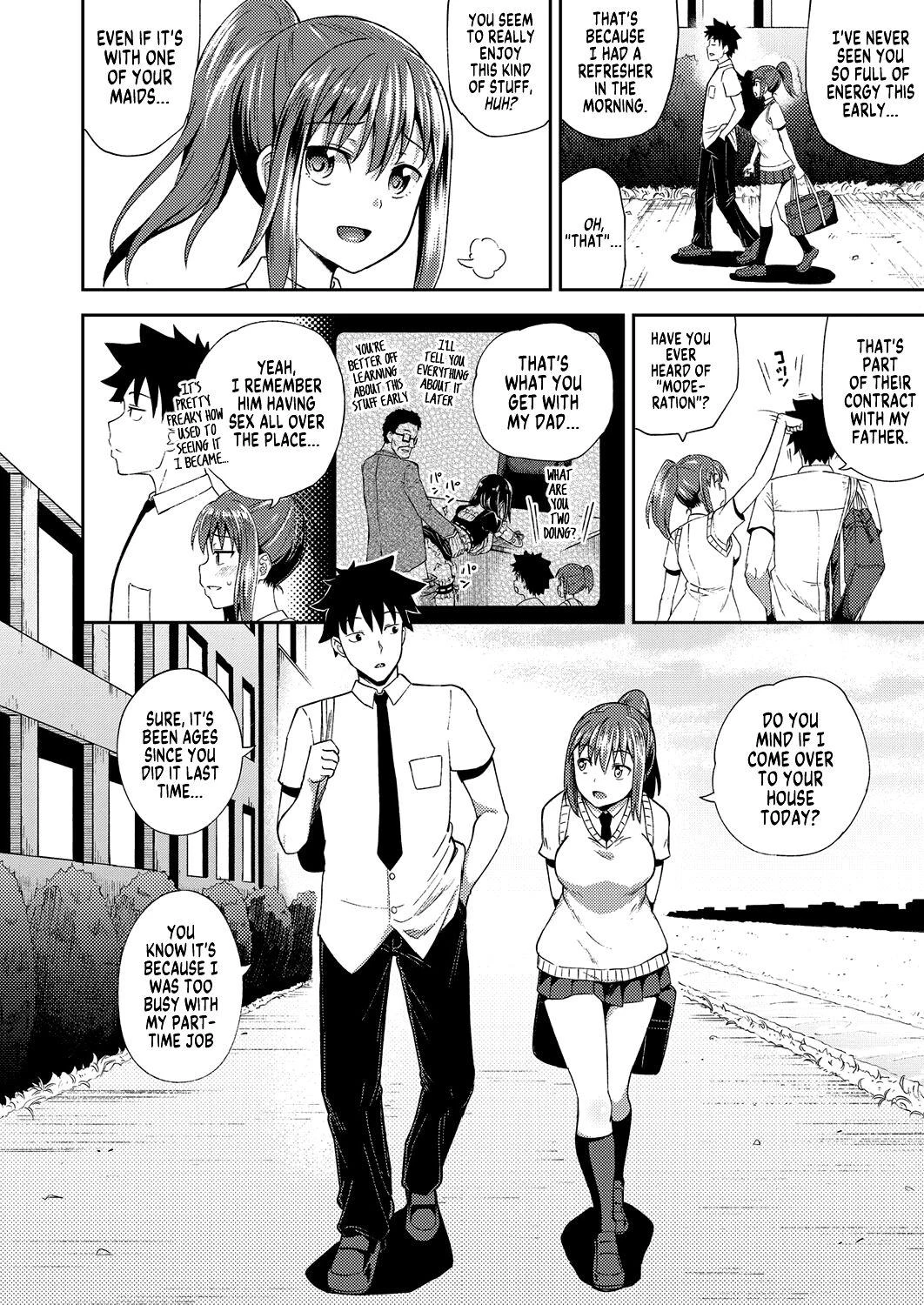 My Childhood Friend is my Personal Mouth Maid  Osananajimi wa Ore no Senzoku Okuchi Maid image number 2