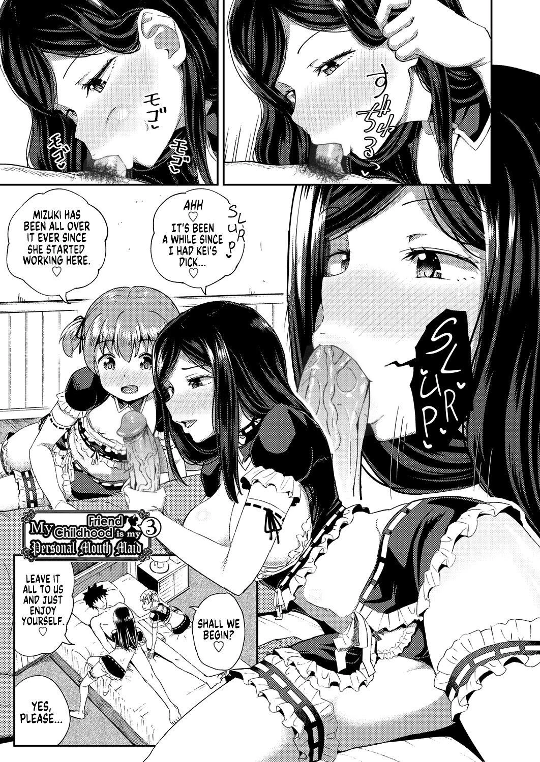 My Childhood Friend is my Personal Mouth Maid  Osananajimi wa Ore no Senzoku Okuchi Maid image number 71