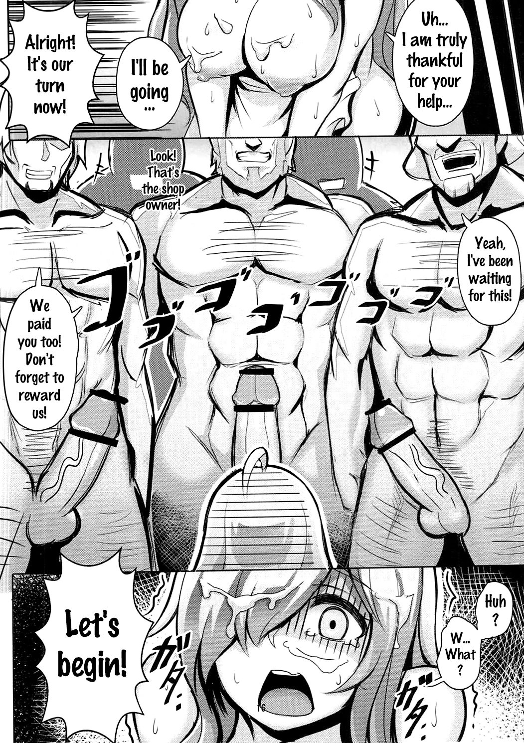 Turning This Poor Shopkeeper Into Sex Goods!  Kono Binbou na Tenshu ni Seifuku o! image number 14