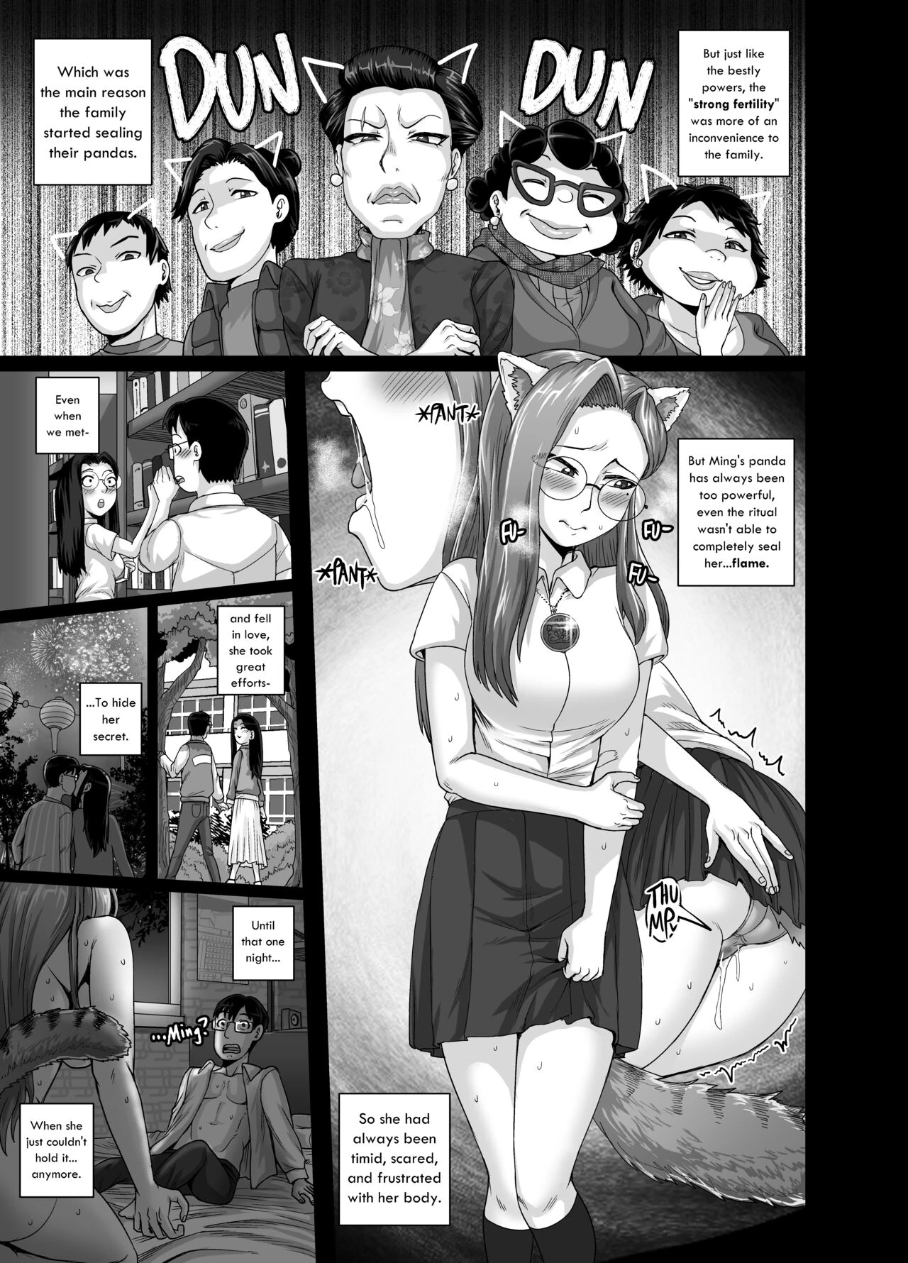 Mating with Red  Tsuma wa Tokidoki Ecchi Panda image number 9