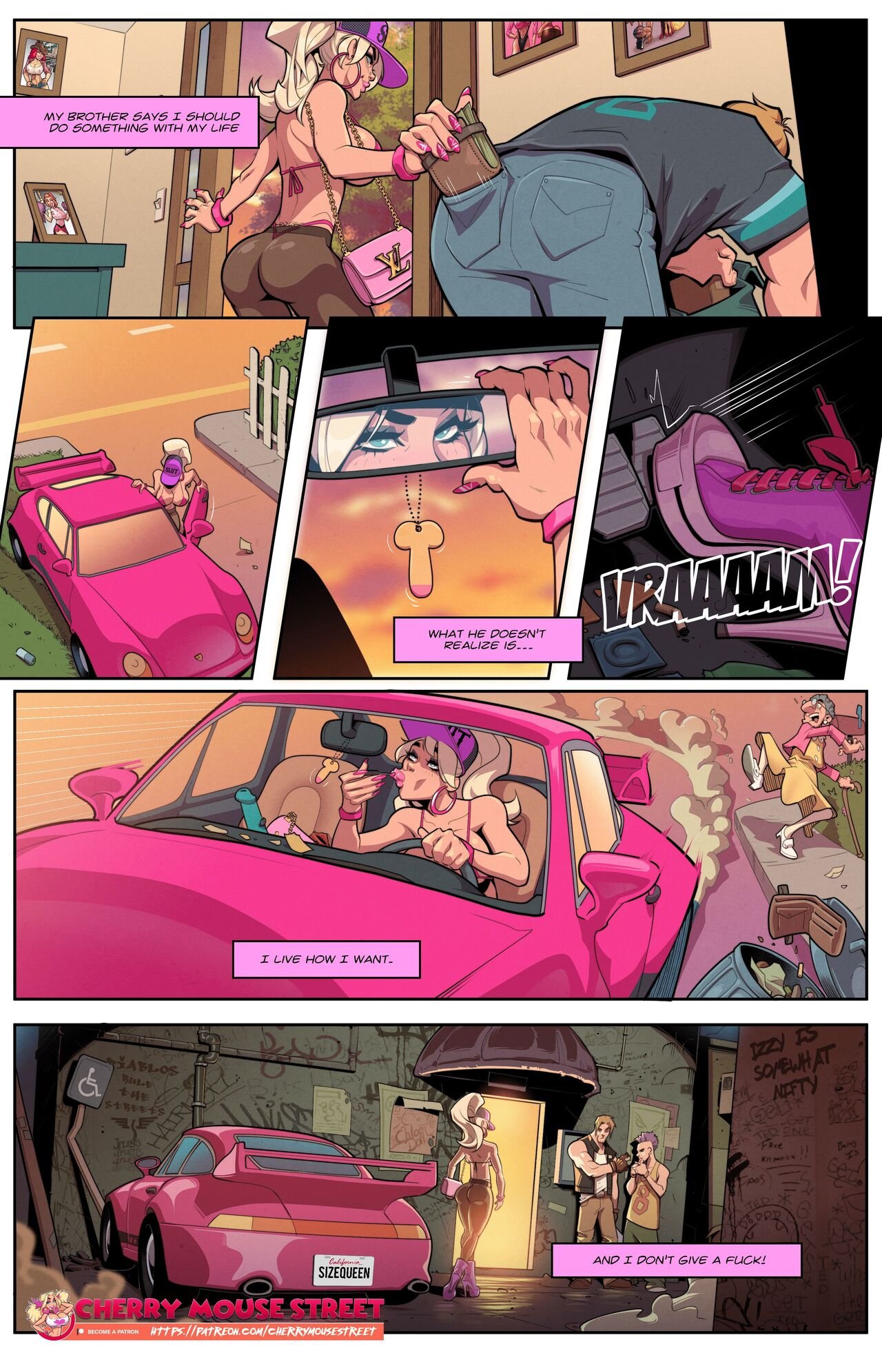 Cherry Mouse Street SlutWriter - Jen english porn comic image number 1