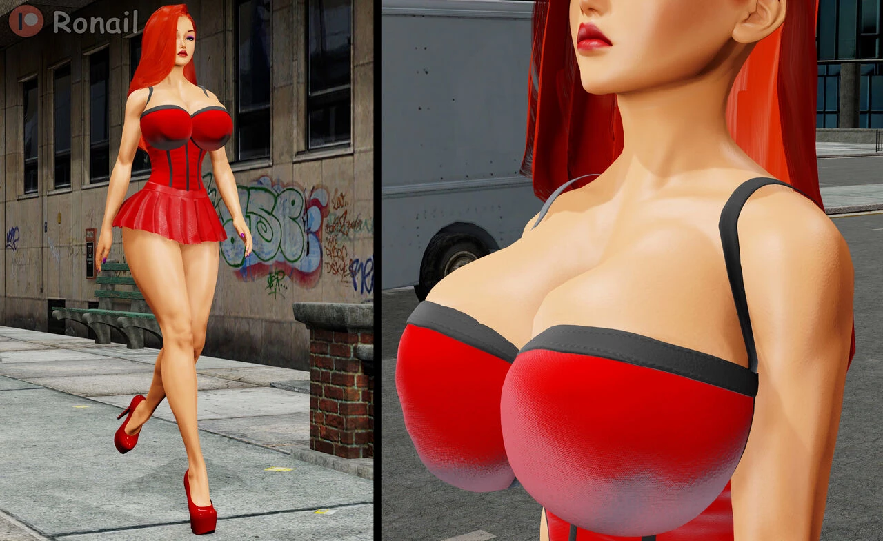 Jessica Rabbit fucks a Homeless Fan