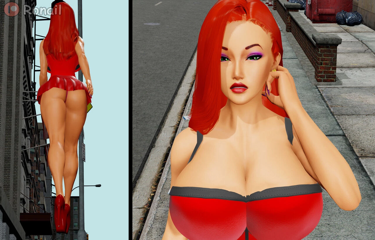 Jessica Rabbit fucks a Homeless Fan image number 1