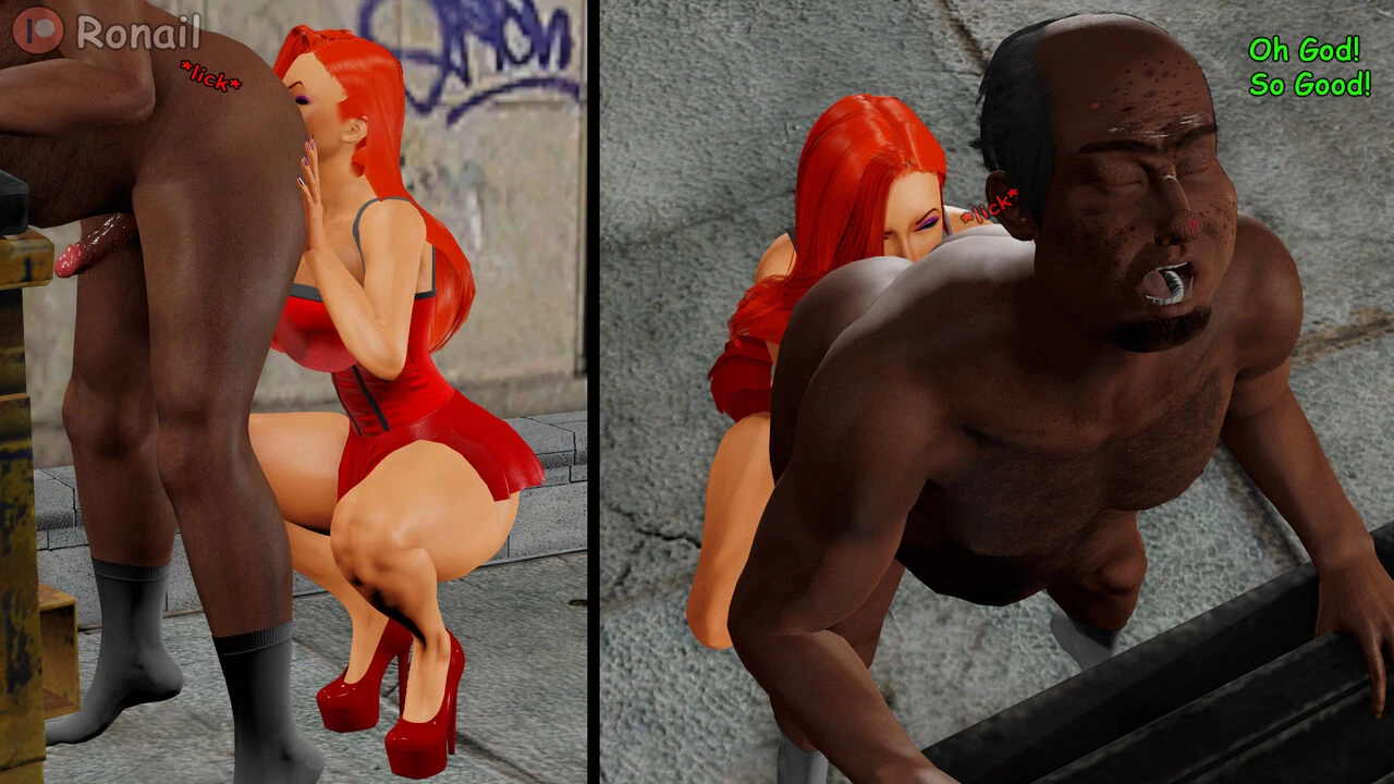 Jessica Rabbit fucks a Homeless Fan image number 28