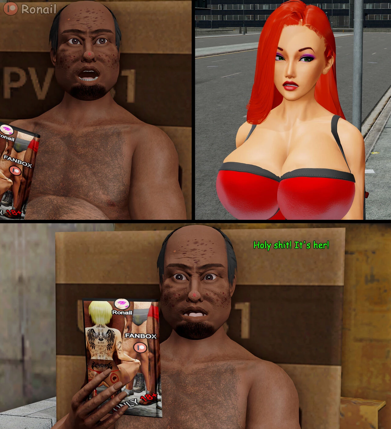Jessica Rabbit fucks a Homeless Fan image number 5
