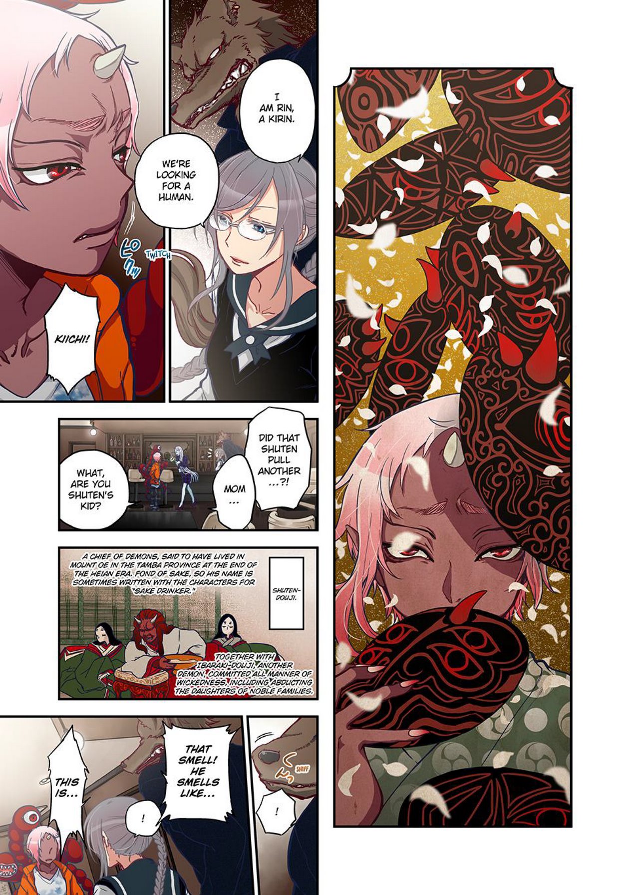 Onaka ni Ippai, Ayakashi no Tane Ch. 1 image number 108