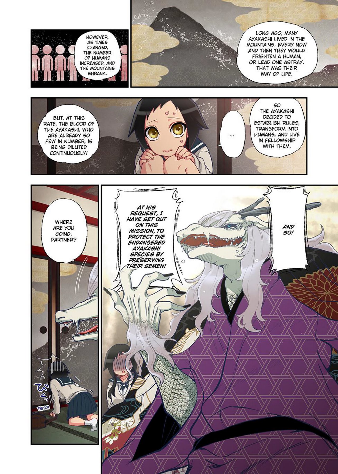 Onaka ni Ippai, Ayakashi no Tane Ch. 1 image number 15