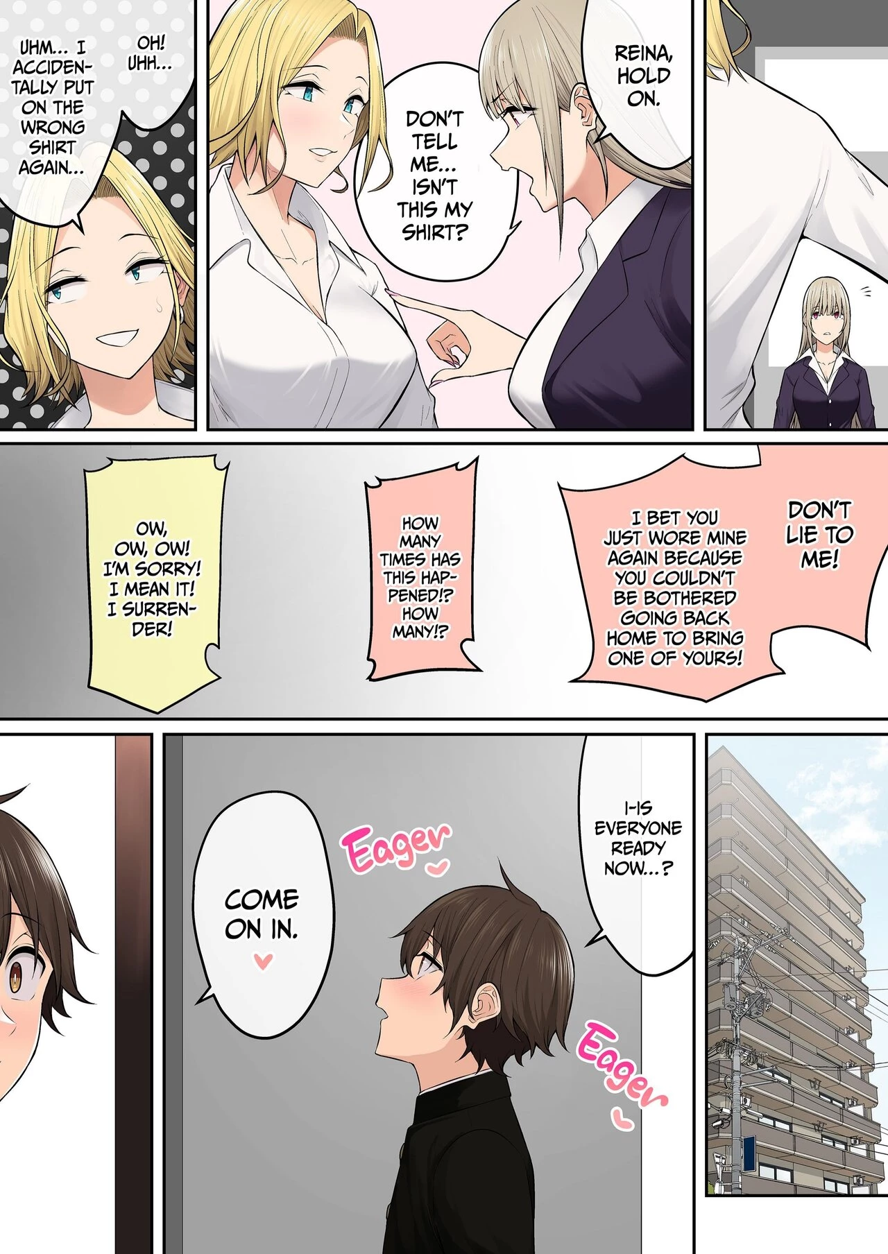 Imaizumi Brings All the Gyarus to His House 6 image number 11