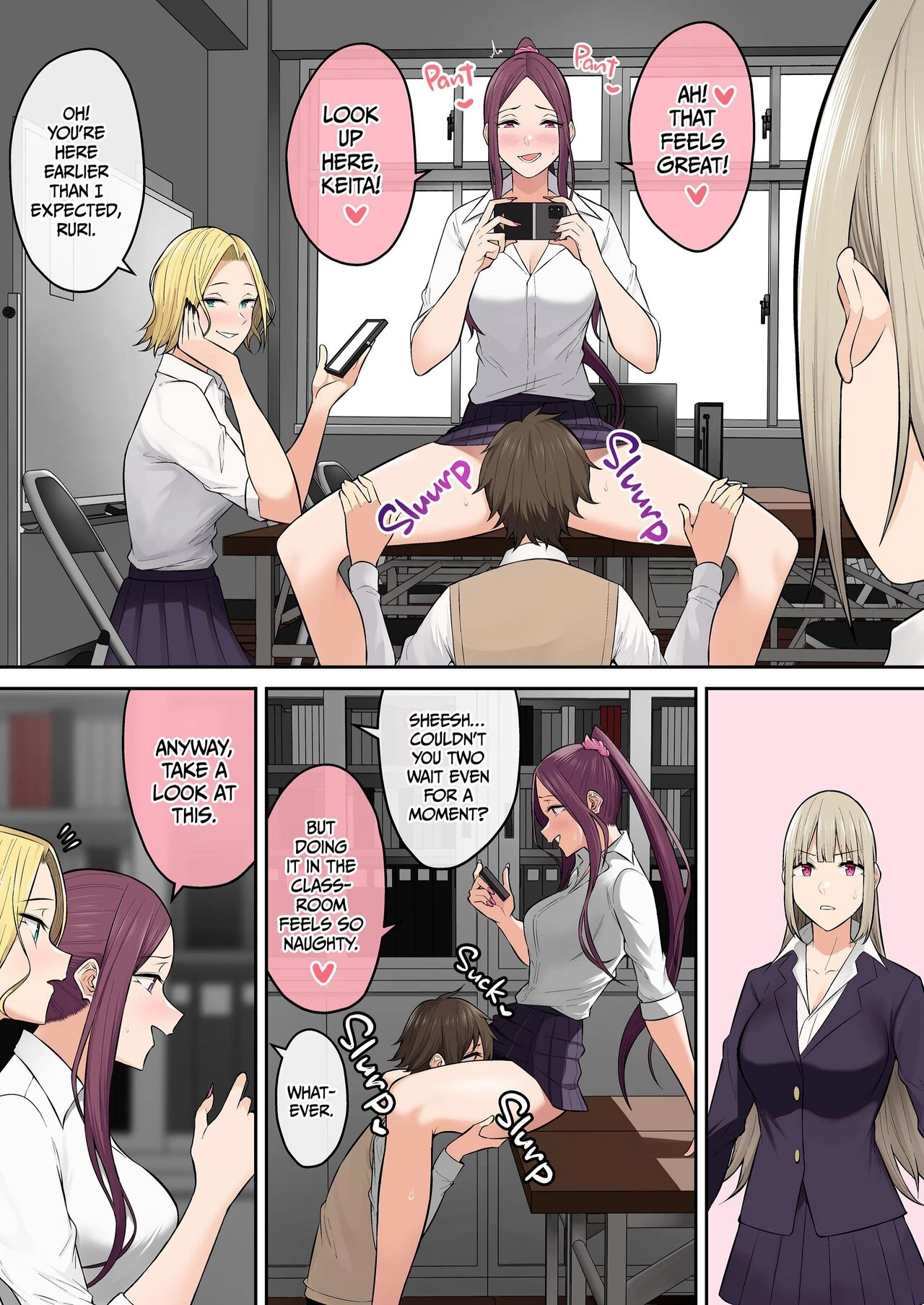 Imaizumi Brings All the Gyarus to His House 6 image number 8
