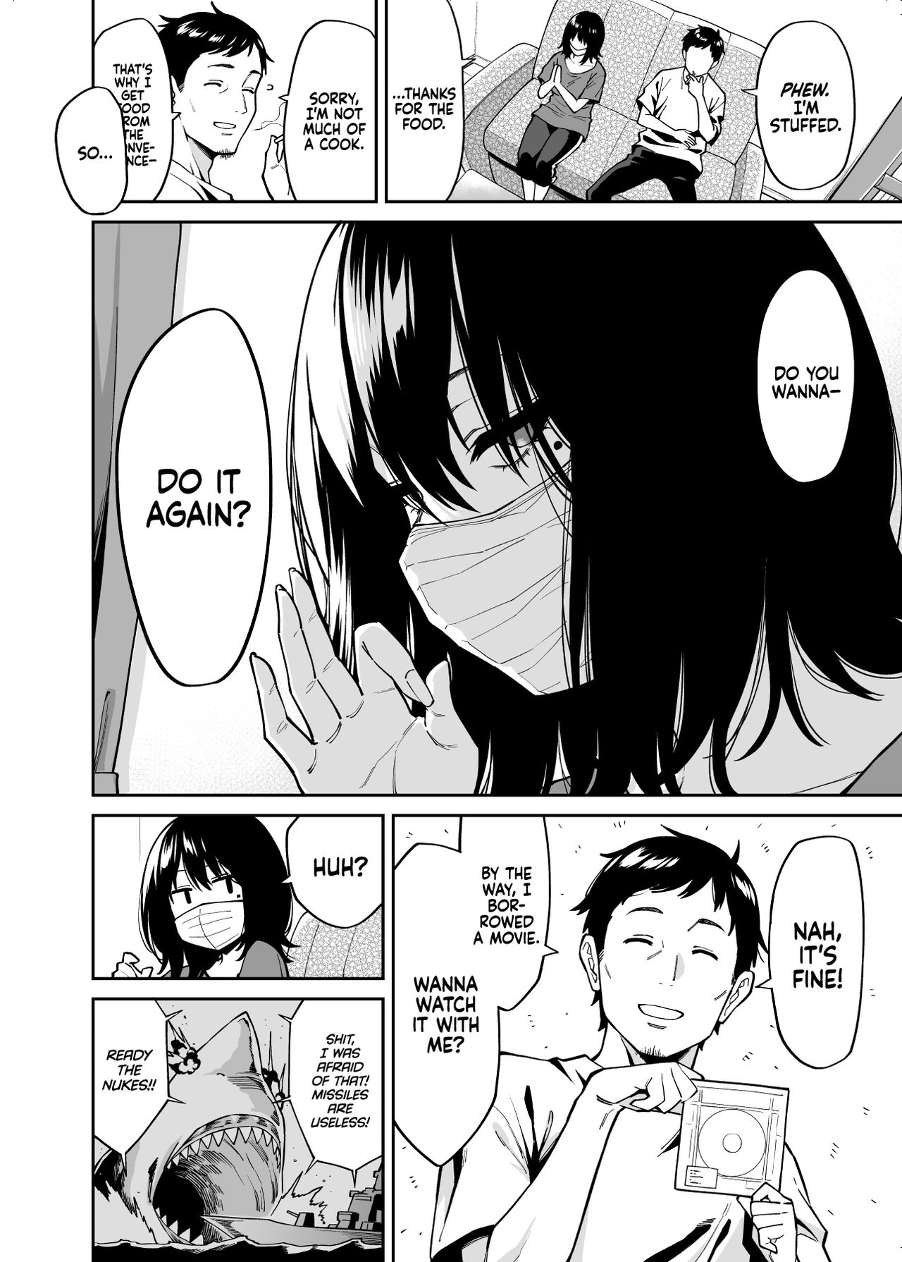 Uchuusen Shoujigou (Shouji Nigou) Hirowareta Onnanoko to Oji-san no Hanashi  The Runaway And The Middle-Aged Man English image number 12