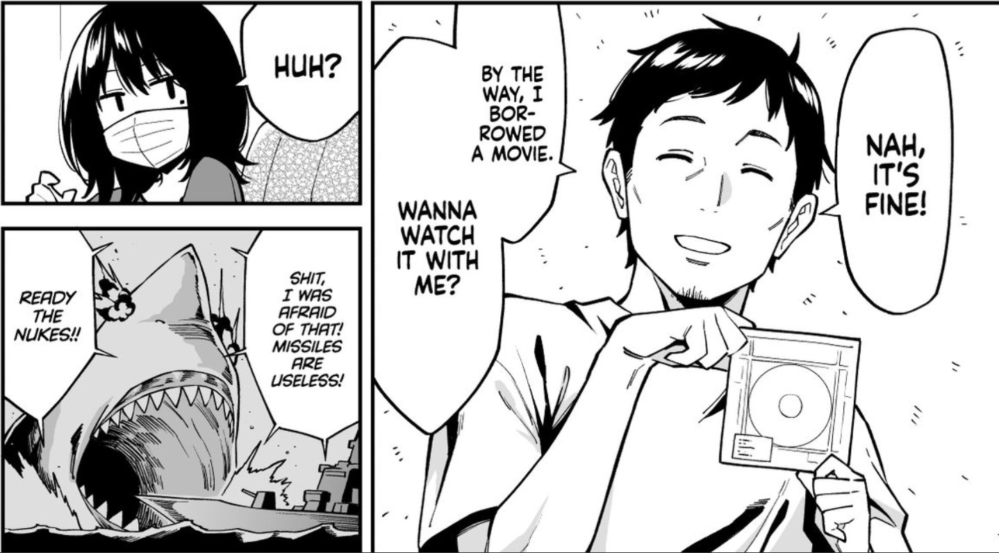 Uchuusen Shoujigou (Shouji Nigou) Hirowareta Onnanoko to Oji-san no Hanashi  The Runaway And The Middle-Aged Man English image number 42