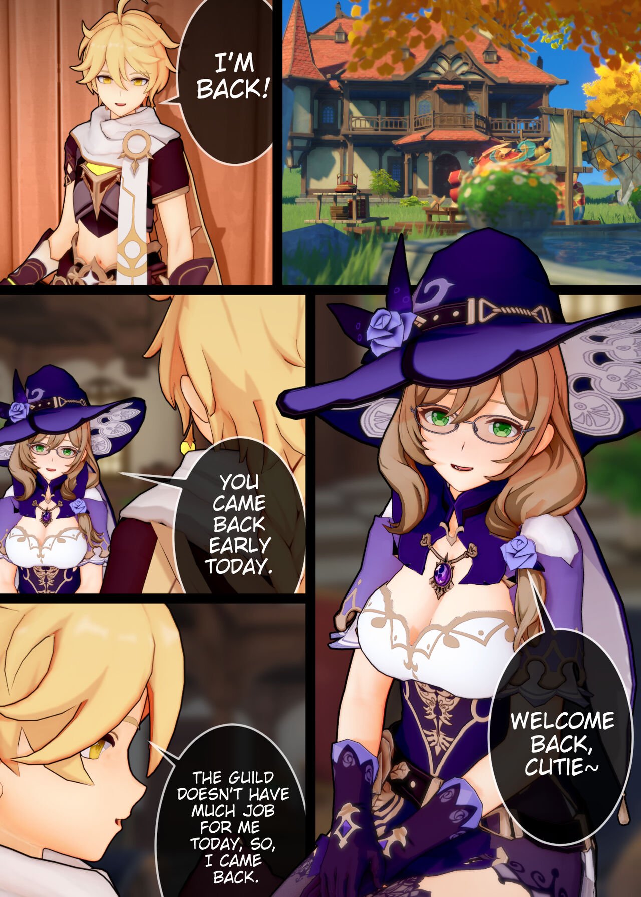 ActualE - Please Teach Me Lisa-san~! (Genshin Impact) English Decensored image number 1