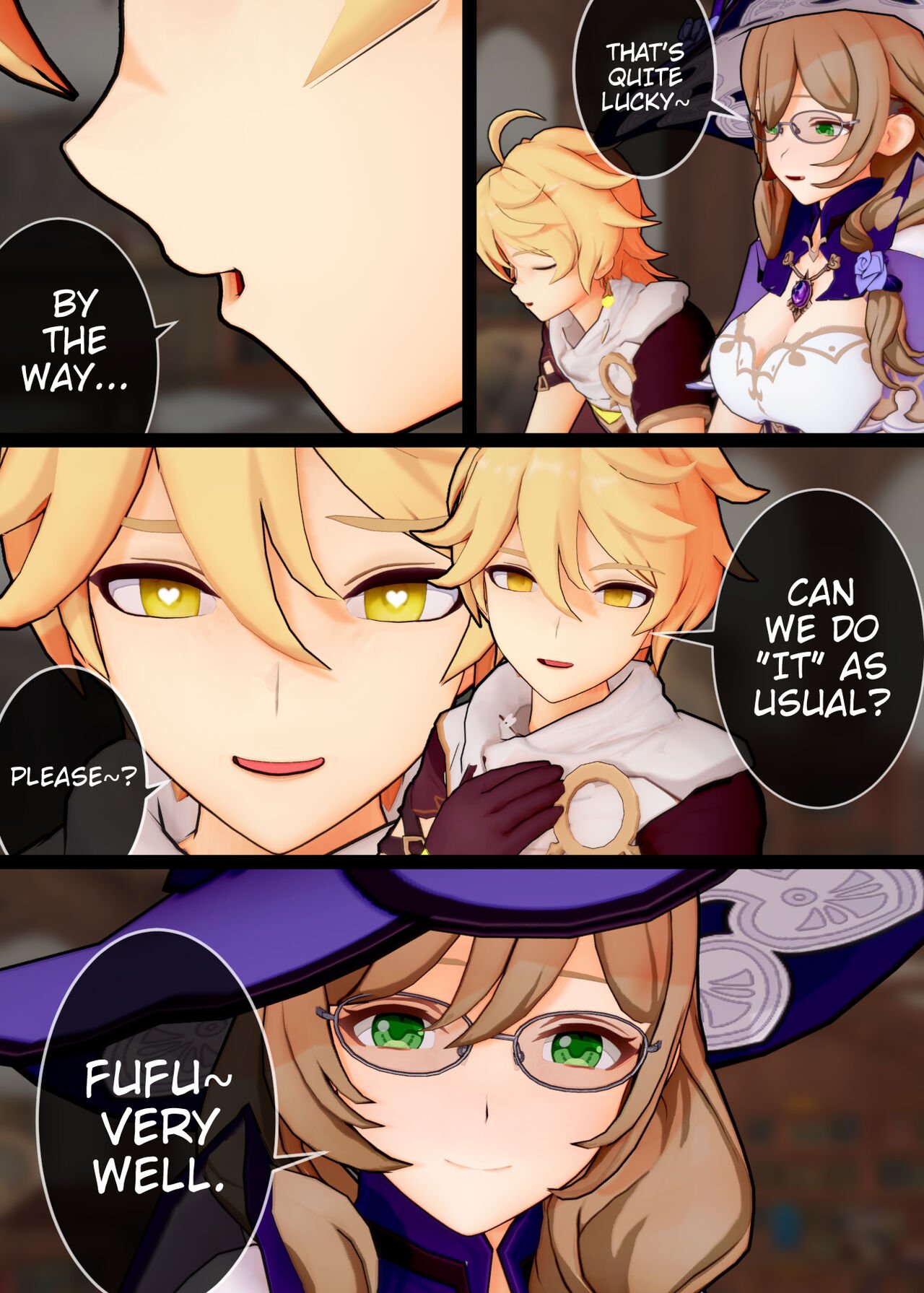 ActualE - Please Teach Me Lisa-san~! (Genshin Impact) English Decensored image number 2