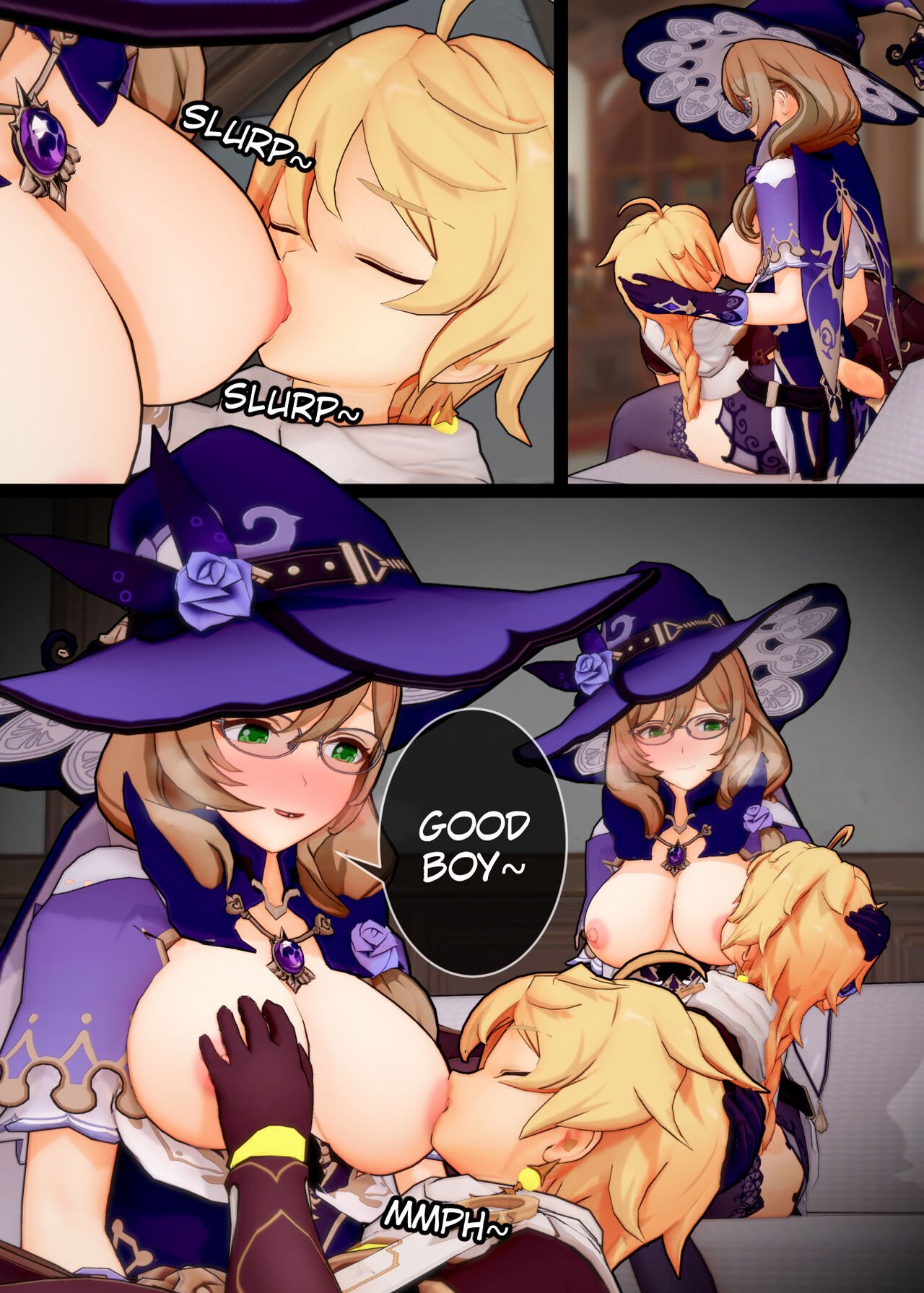 ActualE - Please Teach Me Lisa-san~! (Genshin Impact) English Decensored image number 5