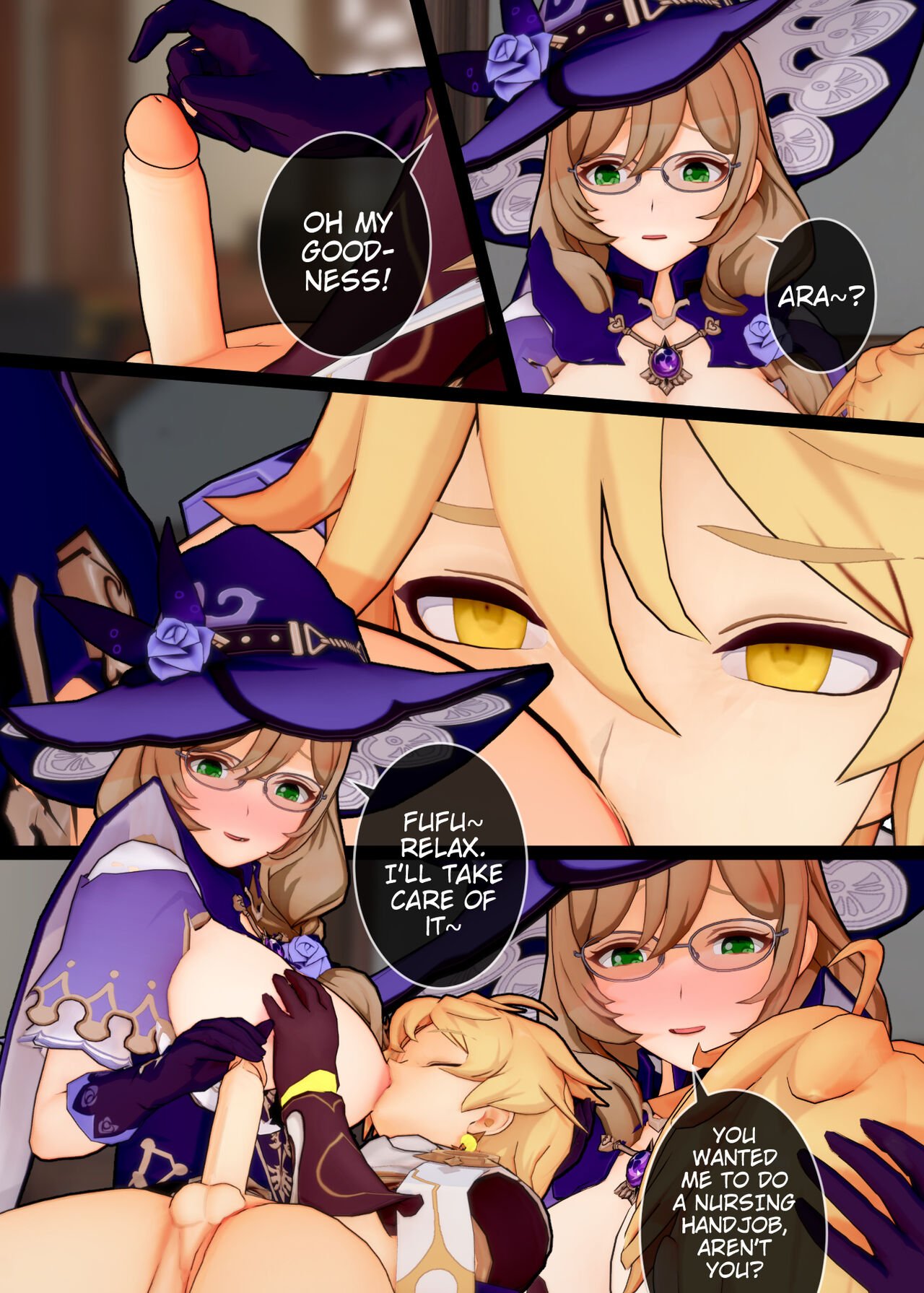 ActualE - Please Teach Me Lisa-san~! (Genshin Impact) English Decensored image number 6