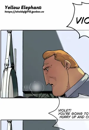 Violet Parr with dad