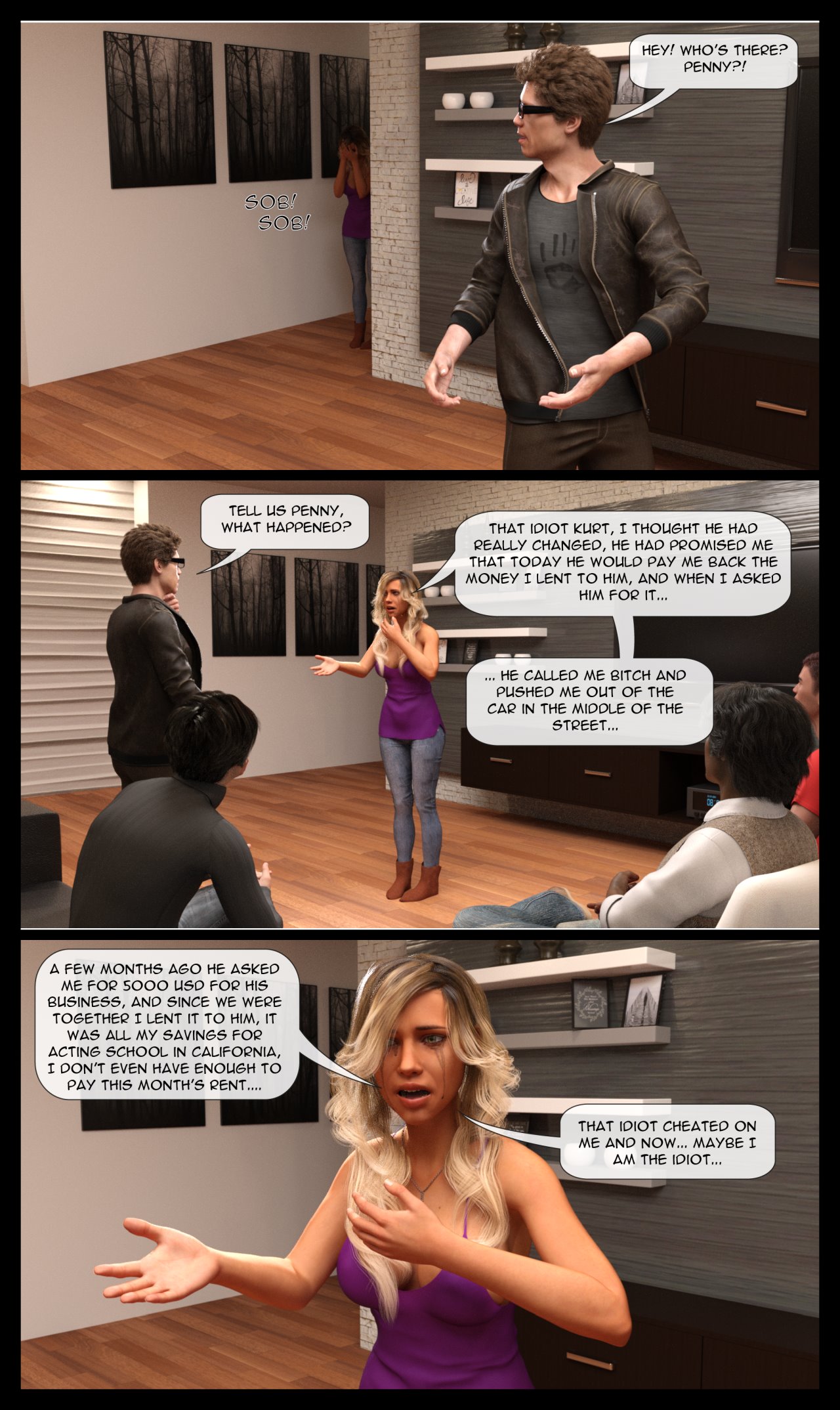 The Gang Bang Theory - Pennys Rape -Volume 1 image number 8