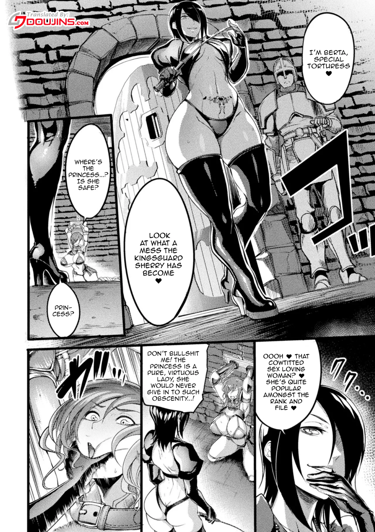 The Empires Meat Toilet ~The Fallen Knight and Princess~  ~Otosareta Hime to Onna Kishi~ image number 1