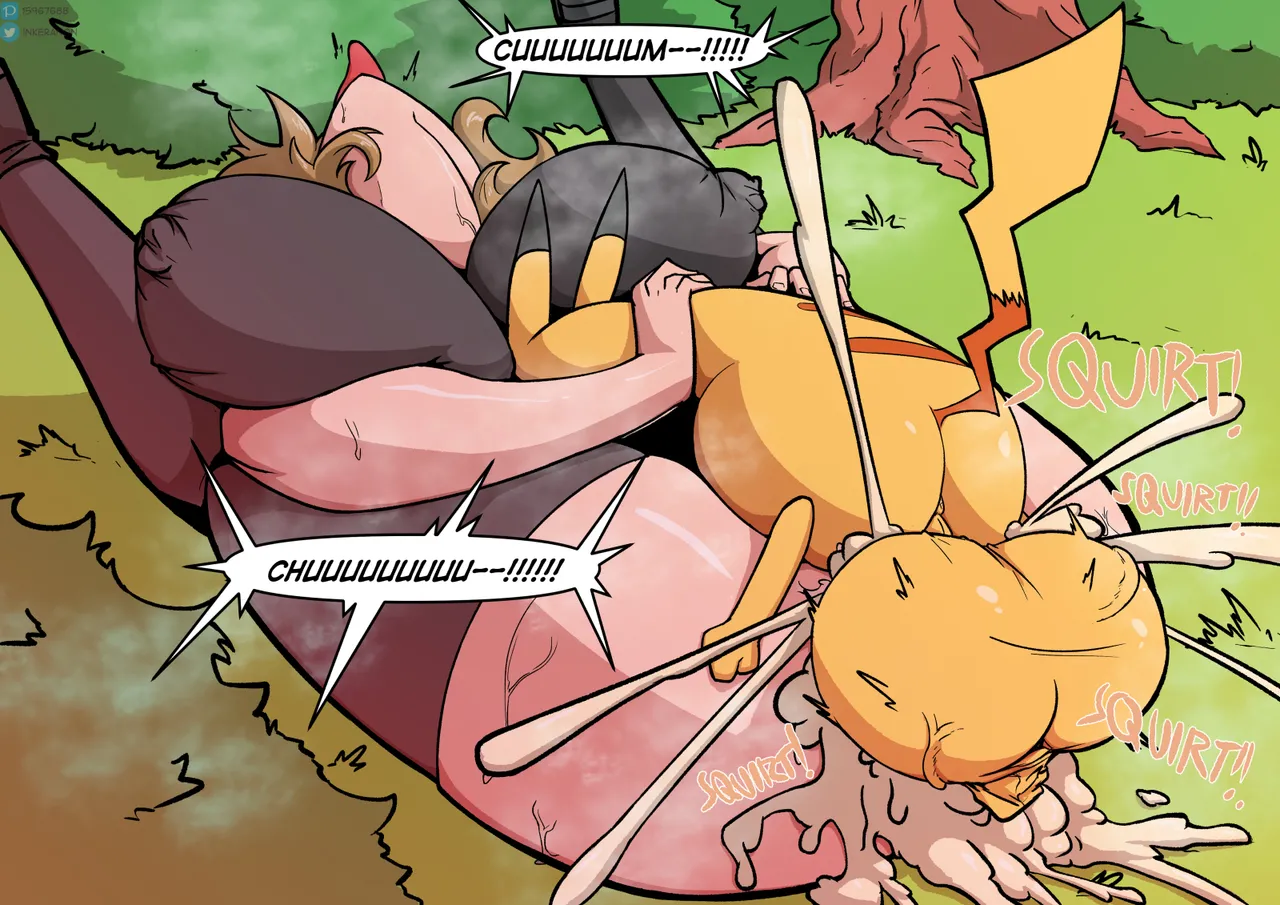 Serena x Pikachu image number 7