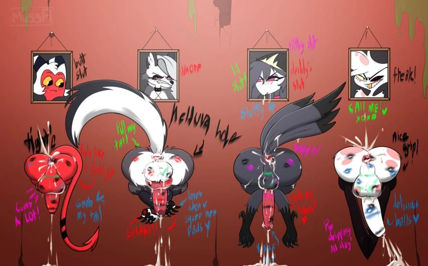 Hazbin hotel and helluva boss stuck image number 12