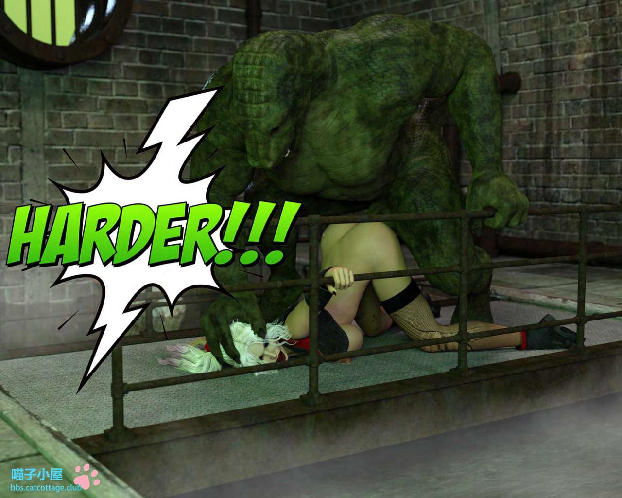 Monster Match - Croc in the Sewer image number 50