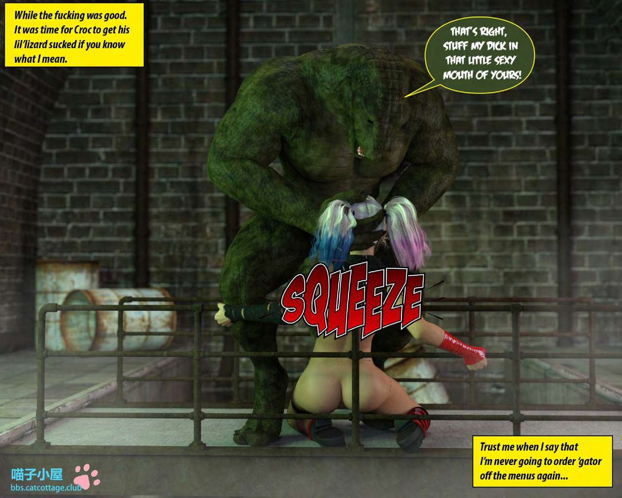 Monster Match - Croc in the Sewer image number 52