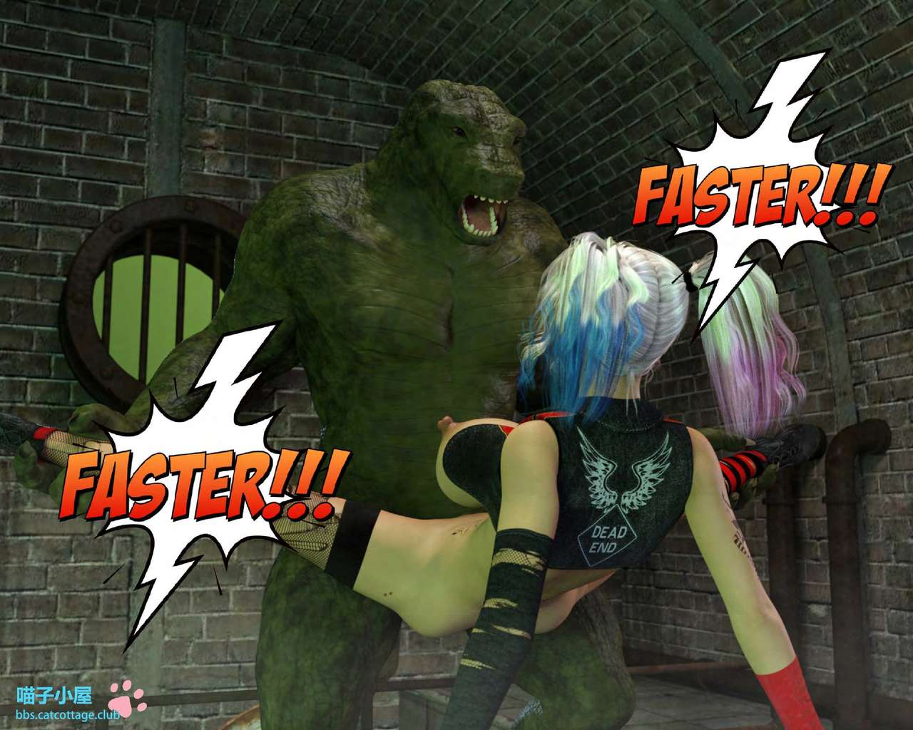 Monster Match - Croc in the Sewer image number 55