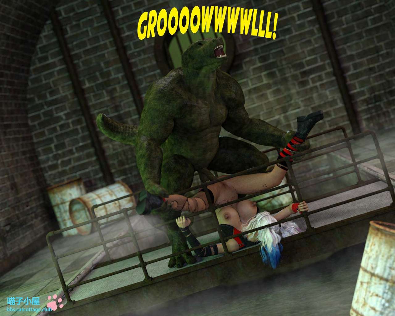 Monster Match - Croc in the Sewer image number 59
