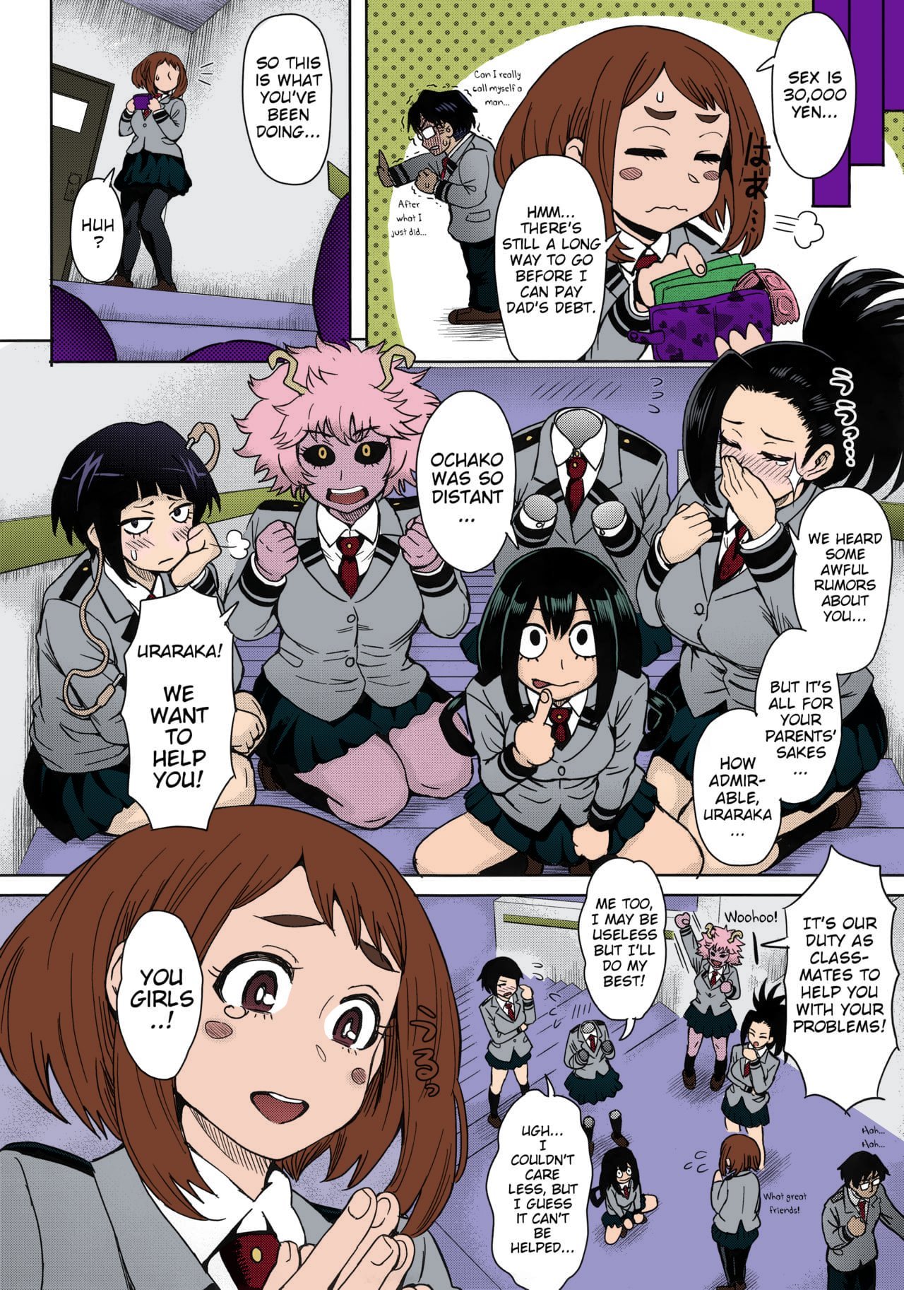 Uraraka?s Prostitution (Color) image number 8