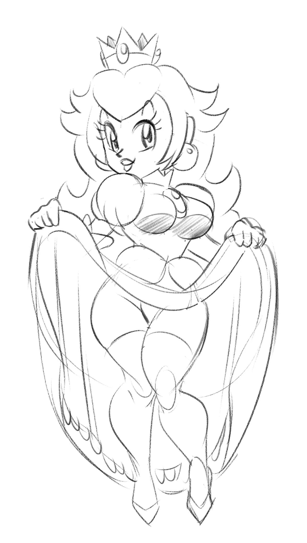 Peach and Bowser image number 14