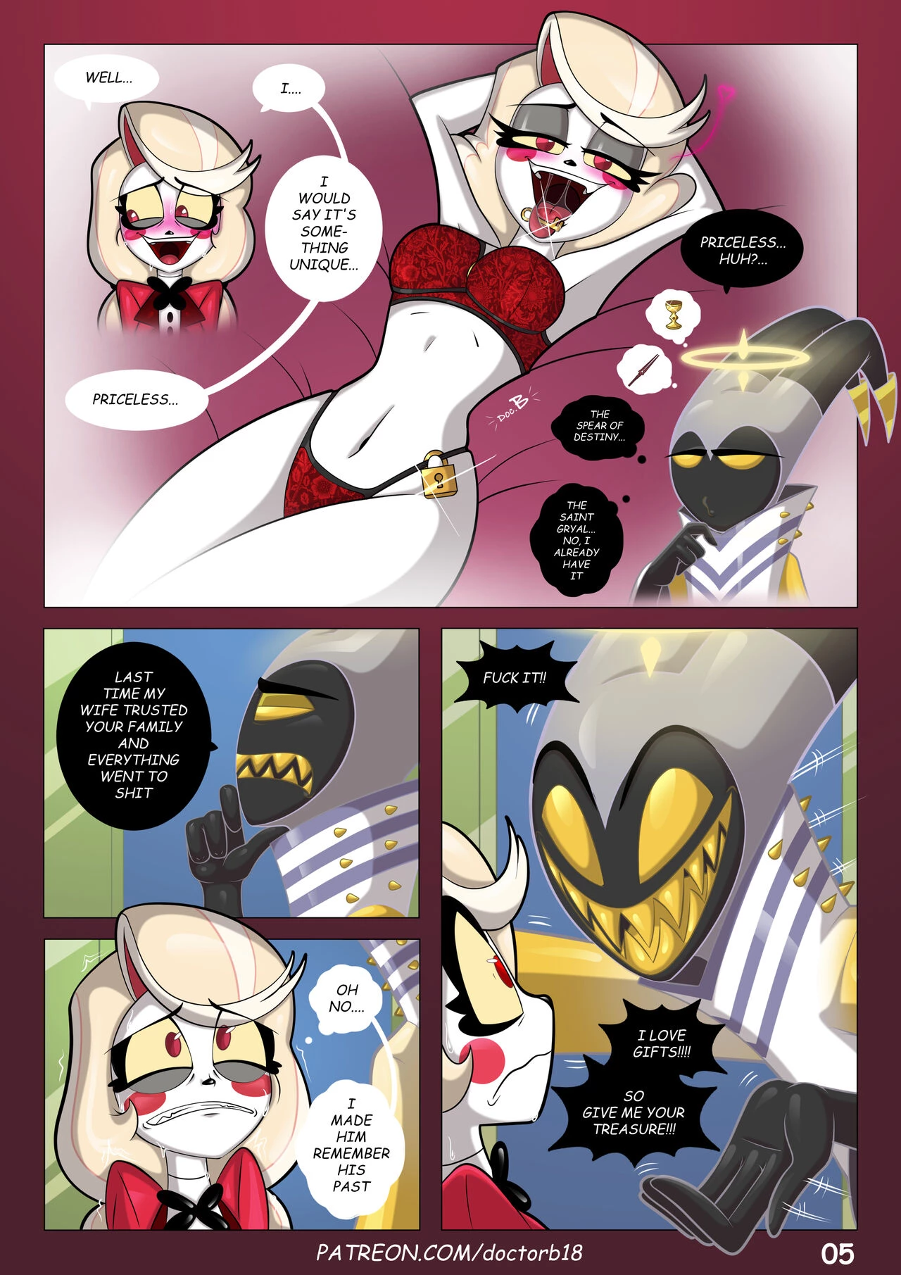 Doc.B. porno-komiks-otel-hazbin--charli-i-adam--peregovori--charlie-and-ada...