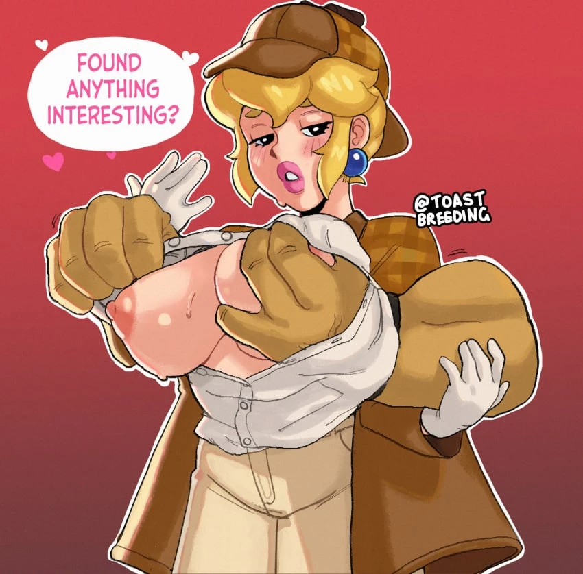 Peach and Bowser